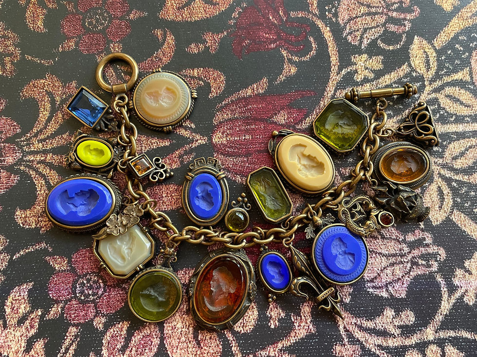 Thumbnail: Marlene Intaglio Charm Bracelet