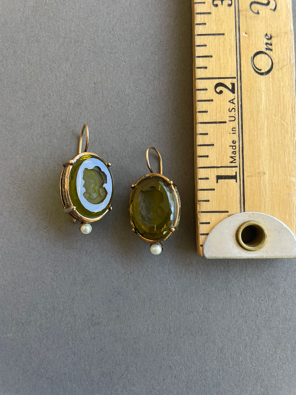 Thumbnail: Moss Intaglio Earrings