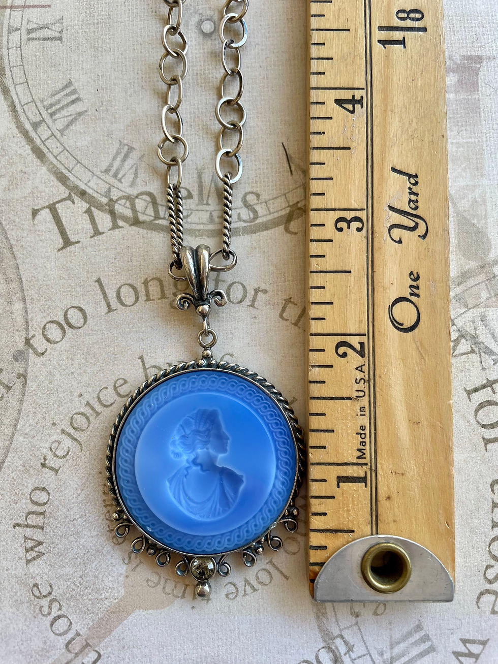 Thumbnail: Blue Opal & Sterling Silver Necklace