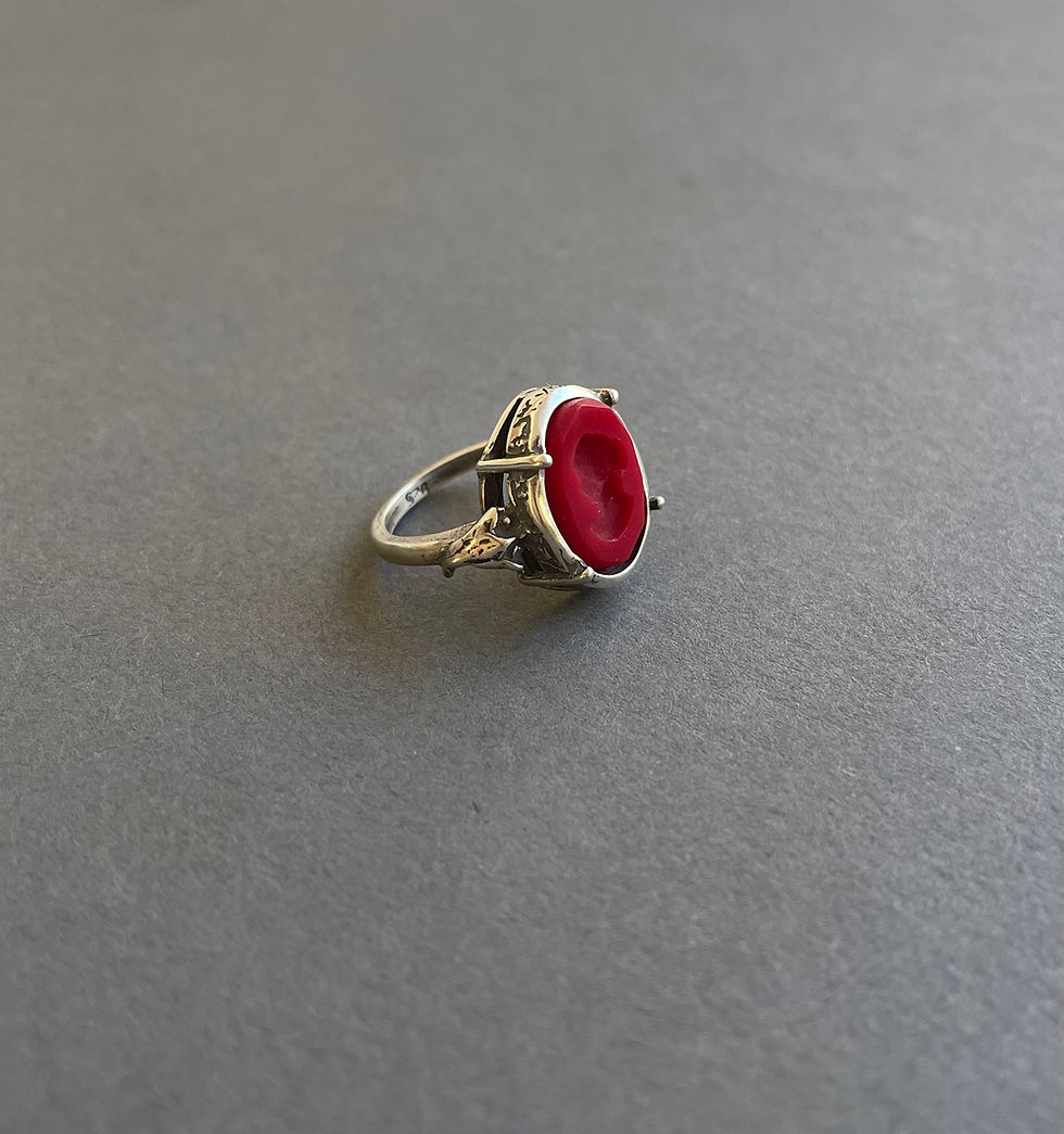 Thumbnail: Sterling Intaglio Ring