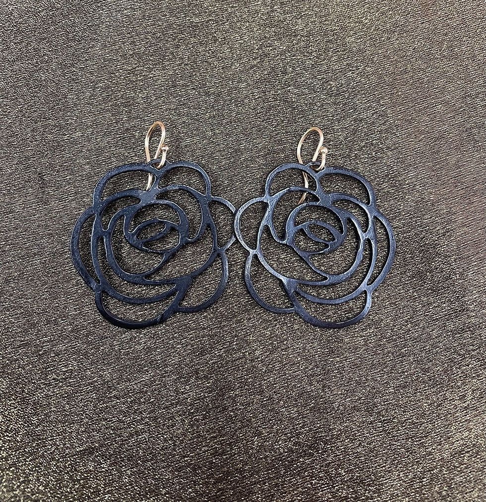 Thumbnail: Dogwood Jet Earrings