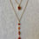 Thumbnail: Carnelian Drop Mini Intaglio Necklace