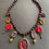 Thumbnail: Ruby Amethyst Garnet Statement Necklace