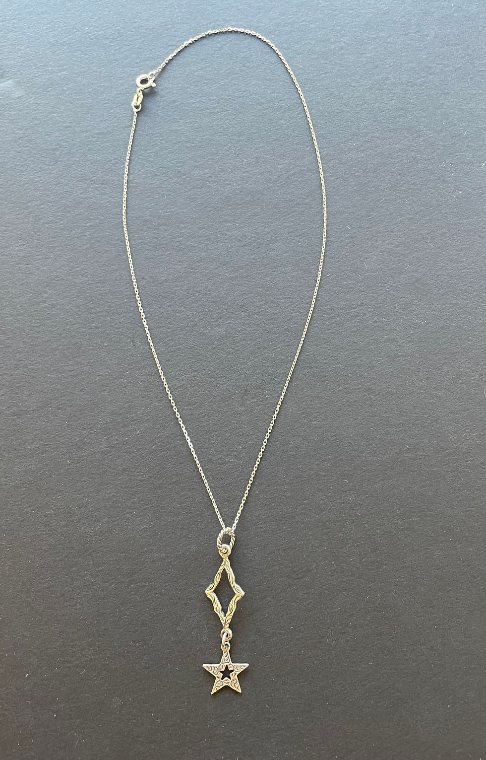 Thumbnail: Kim Klass Sterling Star Necklace Earring Set