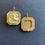 Thumbnail: Golden Chariot Horse Cameo Earrings