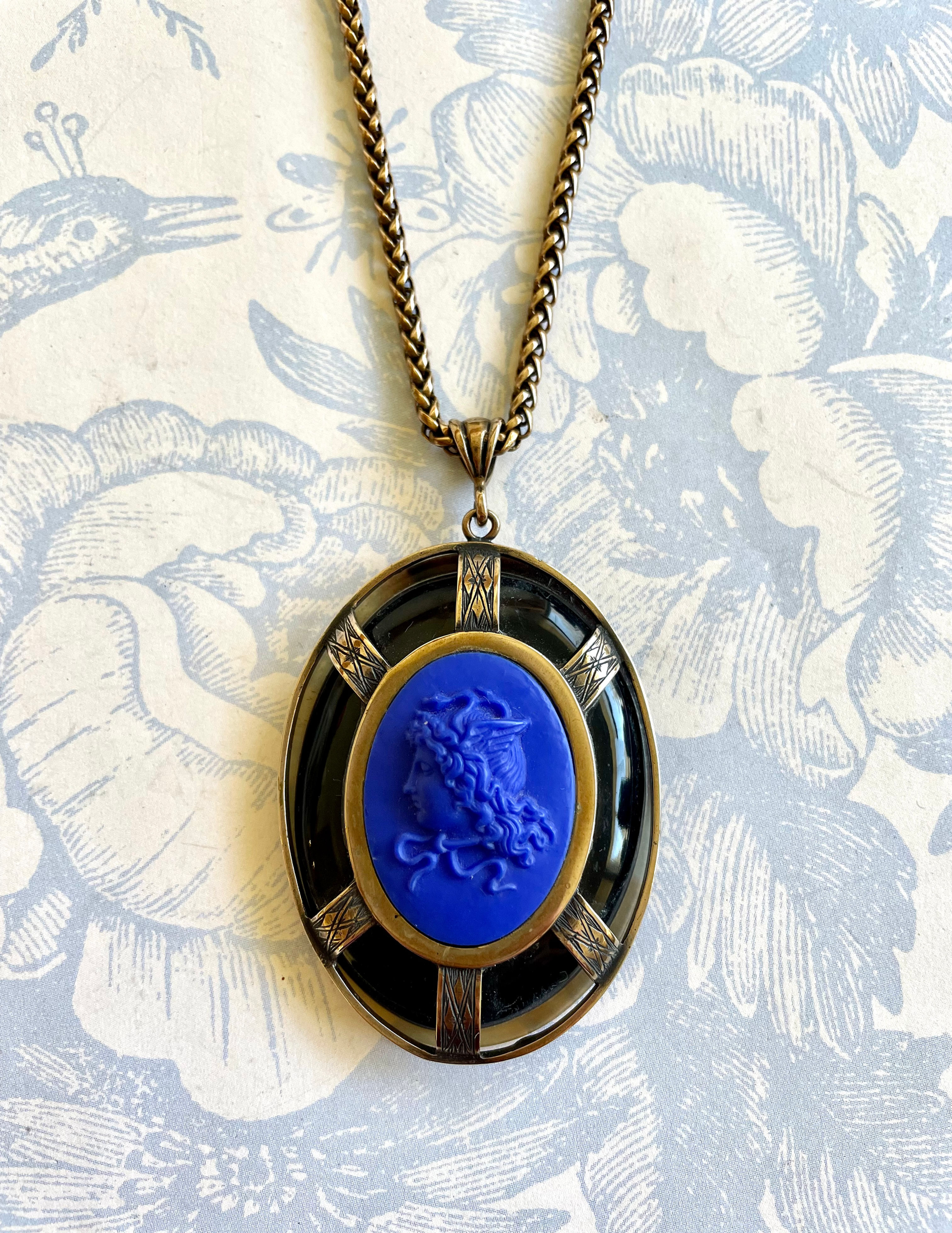 French Blue Hermes Cameo