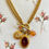 Thumbnail: Triple Charm Intaglio Convertible Necklace