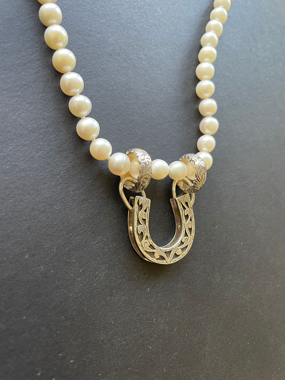 Thumbnail: Kim Klass Lucky Horseshoe Sterling Pendant