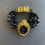 Thumbnail: Elizabeth Jet Intaglio Bracelet in Gold