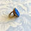 Thumbnail: French Blue Intaglio Ring