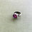 Thumbnail: Sterling & Fuchsia Intaglio Ring