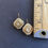 Thumbnail: Gold Plated Intaglio Earrings