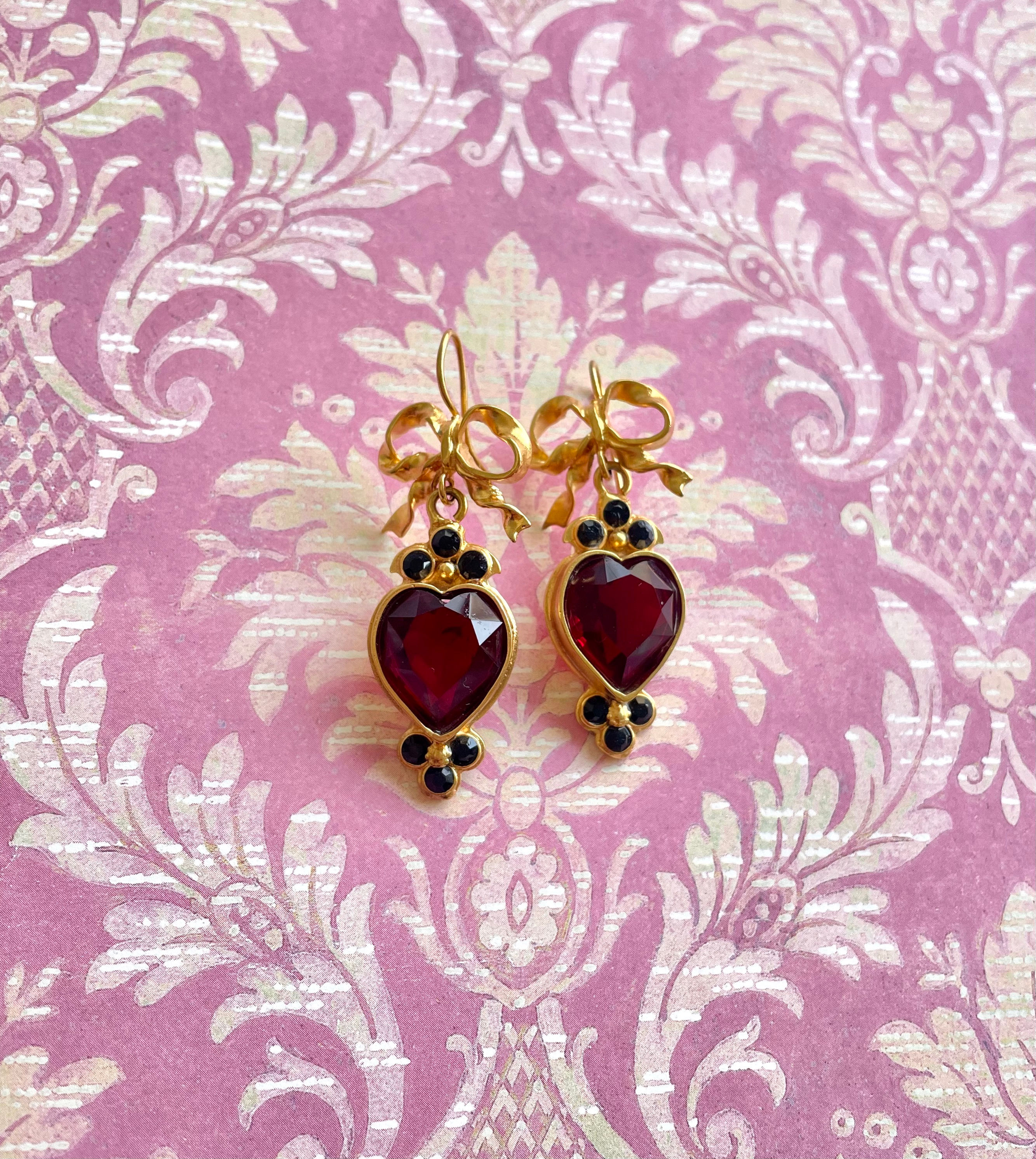 Golden Sweetheart Earrings