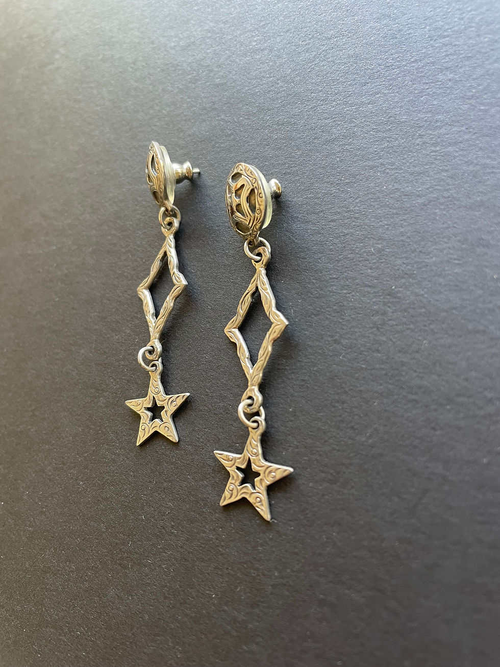 Thumbnail: Kim Klass Sterling Star Necklace Earring Set