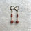 Thumbnail: Autumn Affair Gold Stone Drop Earrings ATNSE
