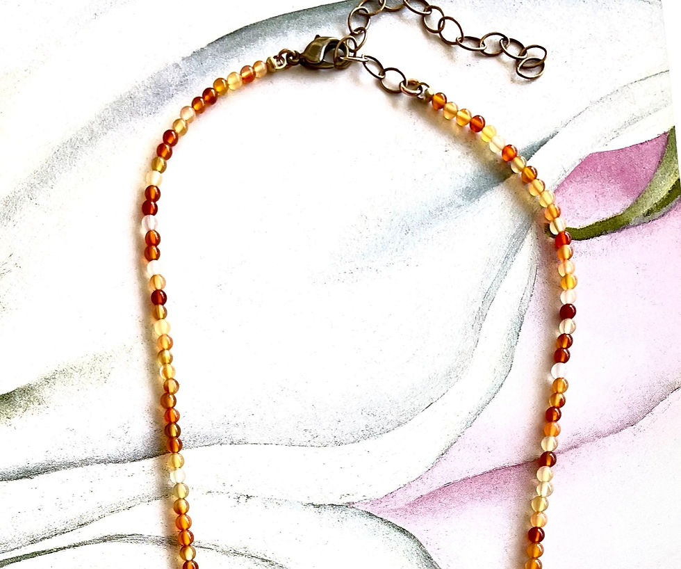 Thumbnail: Carnelian Intaglio Necklace