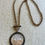 Thumbnail: Hand Carved Shell Sunflower Cameo Necklace