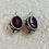 Thumbnail: Fuscia Intaglio Earrings