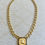 Thumbnail: Golden Horses with Jet Enamel Necklace