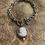 Thumbnail: Shell Cameo Charm Silver Bracelet