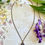 Thumbnail: Victorian Garden Periwinkle Intaglio Charm Necklace