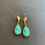 Thumbnail: Turquoise America Cameo in Gold Plate