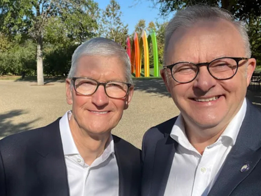 Albanese rocked up to Apple HQ to lecture Tim Cook on teen safety