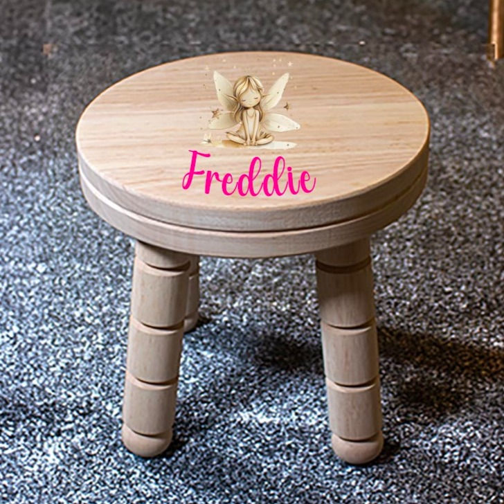 Personalised Wooden Fairy Stool