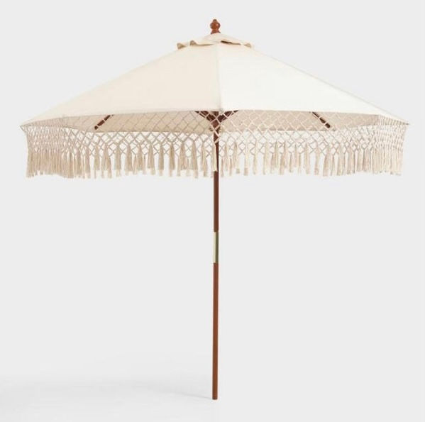 Natural Macromay 9ft Tilting Umbrella