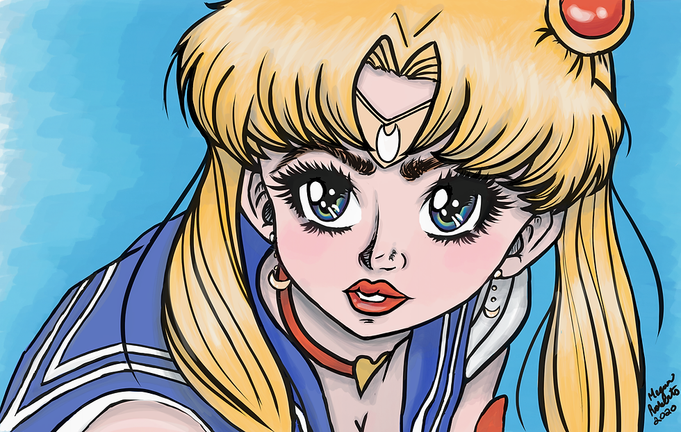 Sailor Moon Redraw Challenge