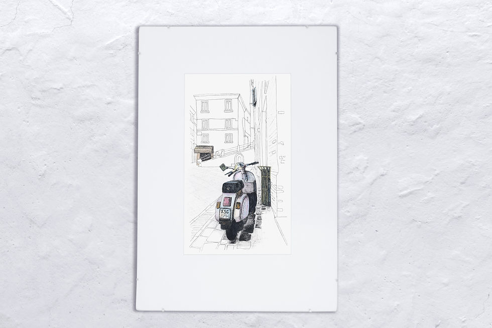 Thumbnail: Pen and Ink Illustration Italy