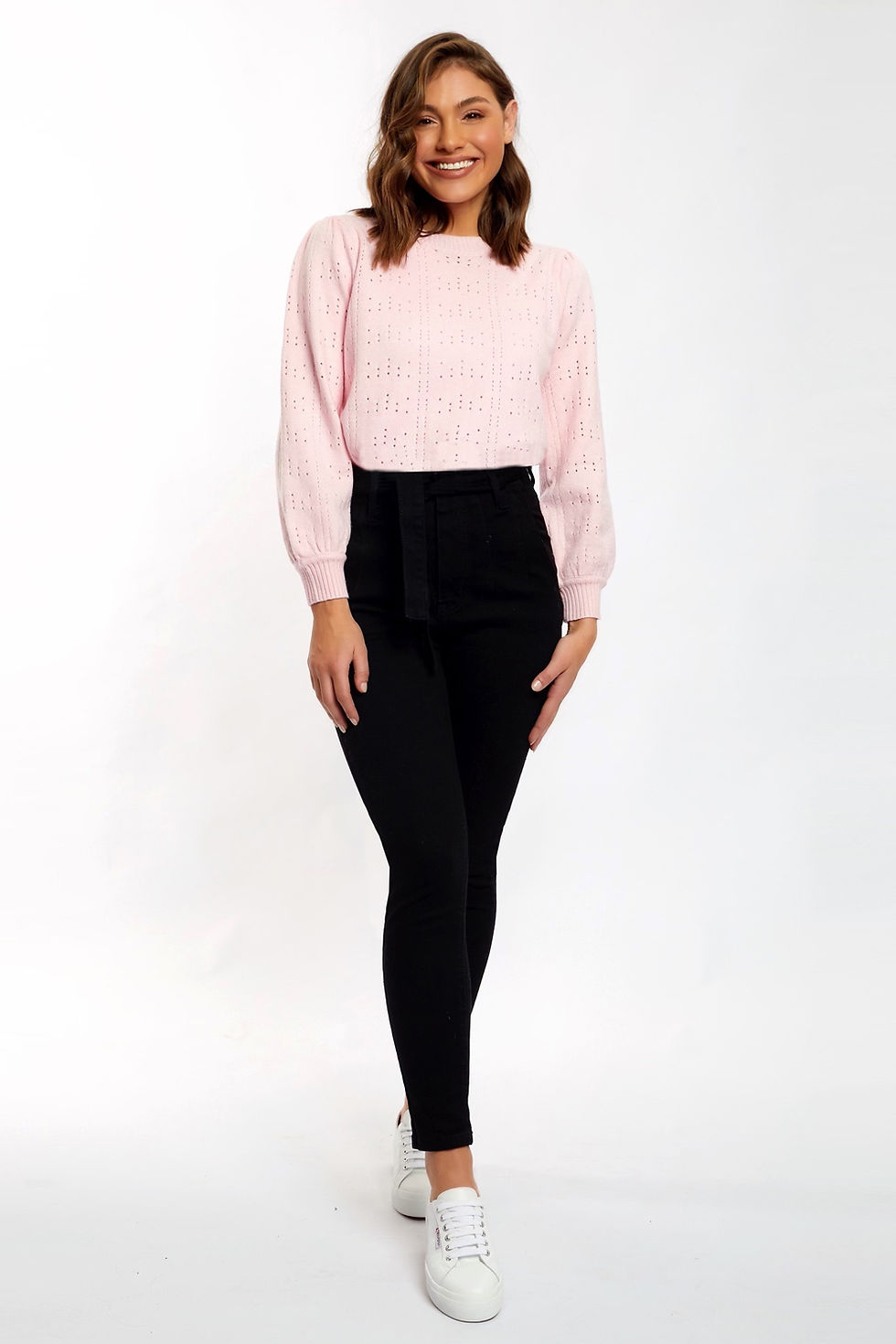 Thumbnail: Ava knit jumper - pink