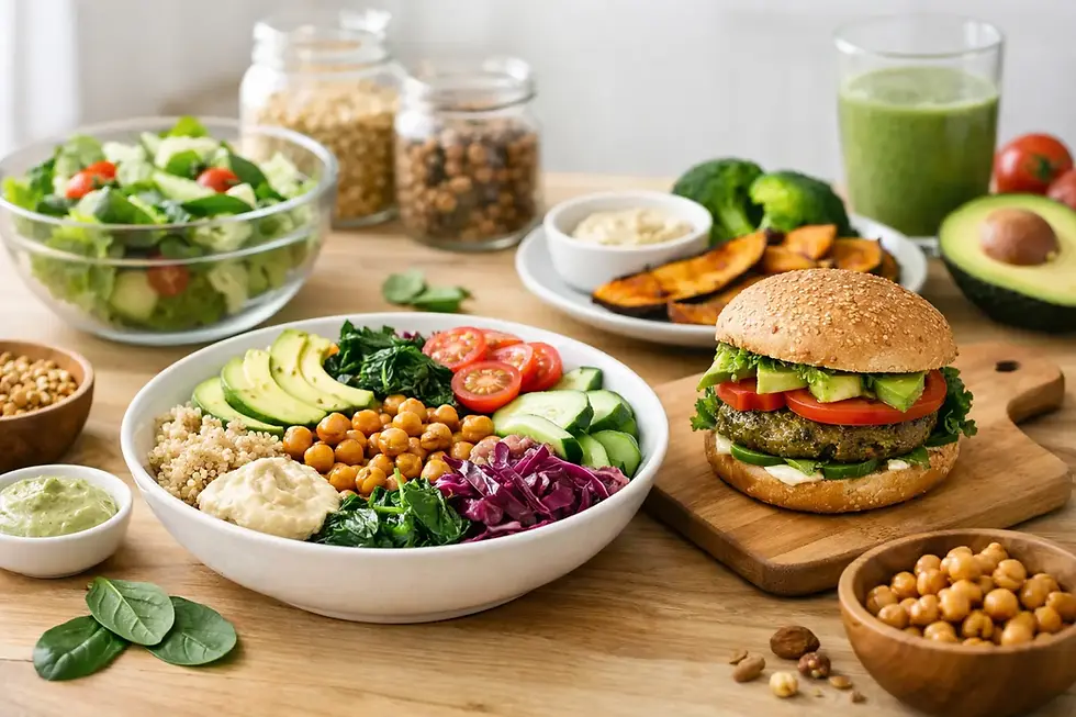 Alimentação baseada em plantas na prática