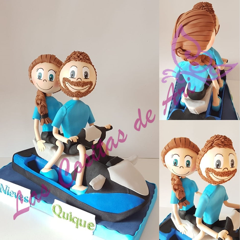 Pareja motoagua