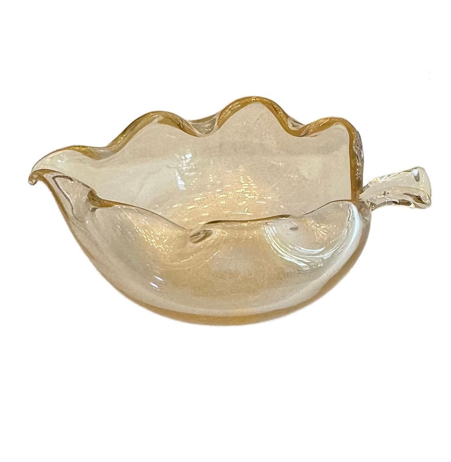 Archimede Seguso Leaf Bowl