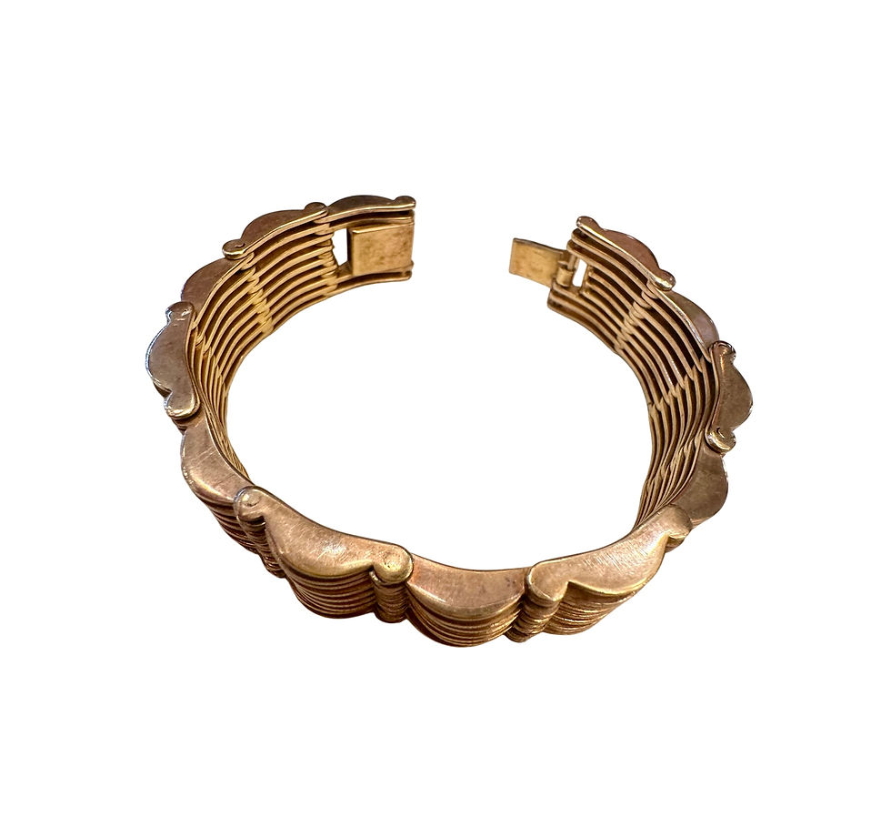 Thumbnail: 1940s Sculptural Cocktail Bracelet