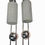 Thumbnail: Chrome & Glass Sconces