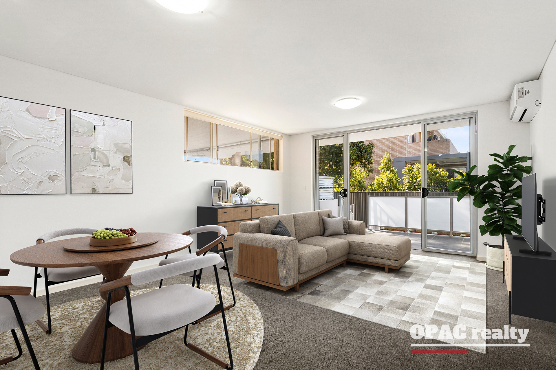 NORTH FACING GROUND FLOOR WITH COURTYARD