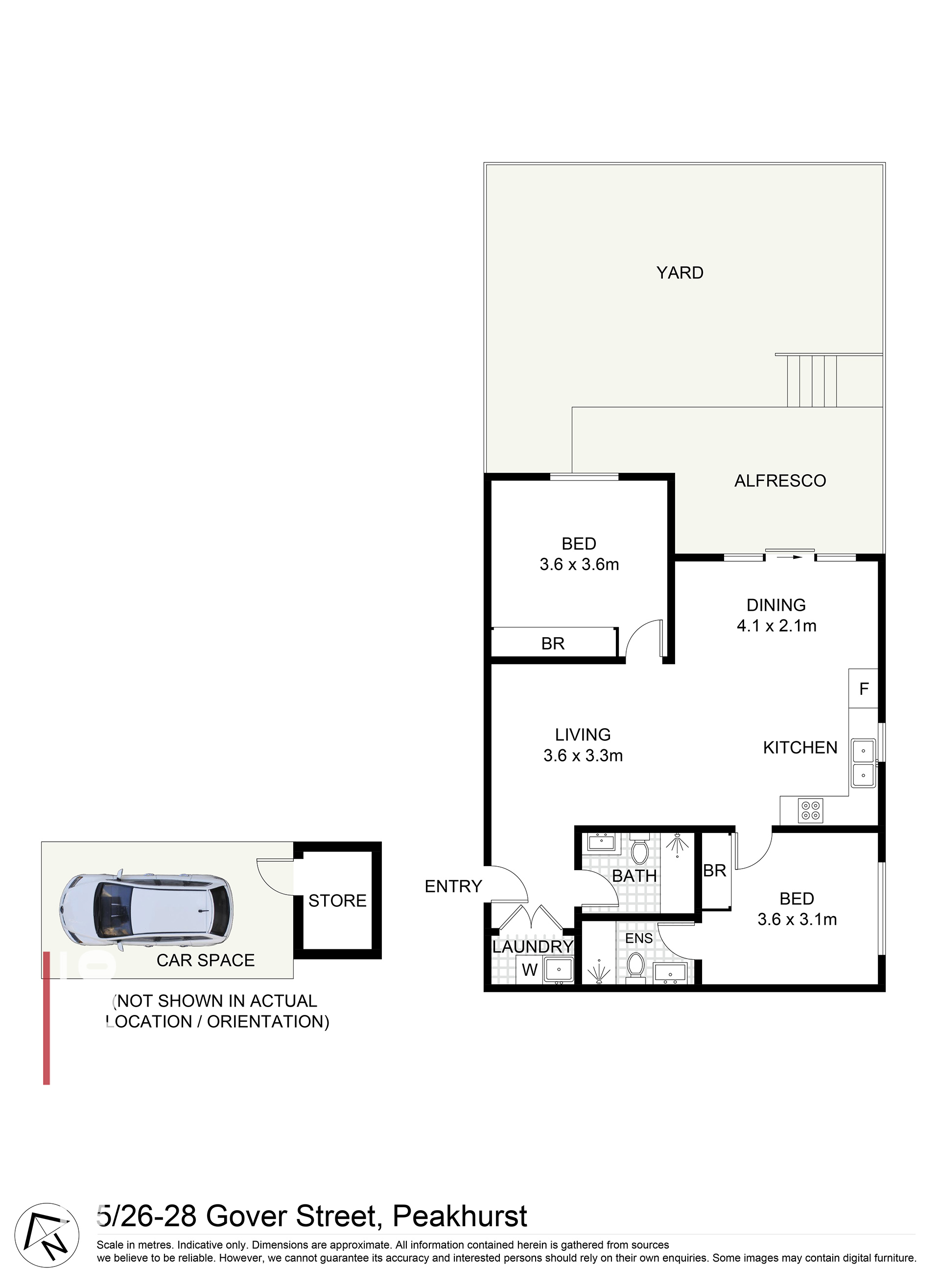 Northeast Facing Unit with Courtyard