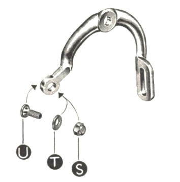 UNIVERSAL morsetto completo cromato