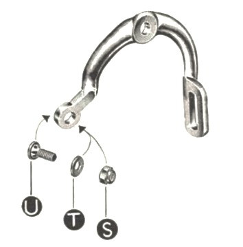 UNIVERSAL morsetto completo cromato