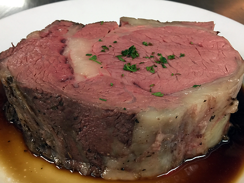 This is a picture of our famous prime rib.