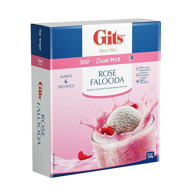 Gits Falooda Rose Mix - 200 gm
