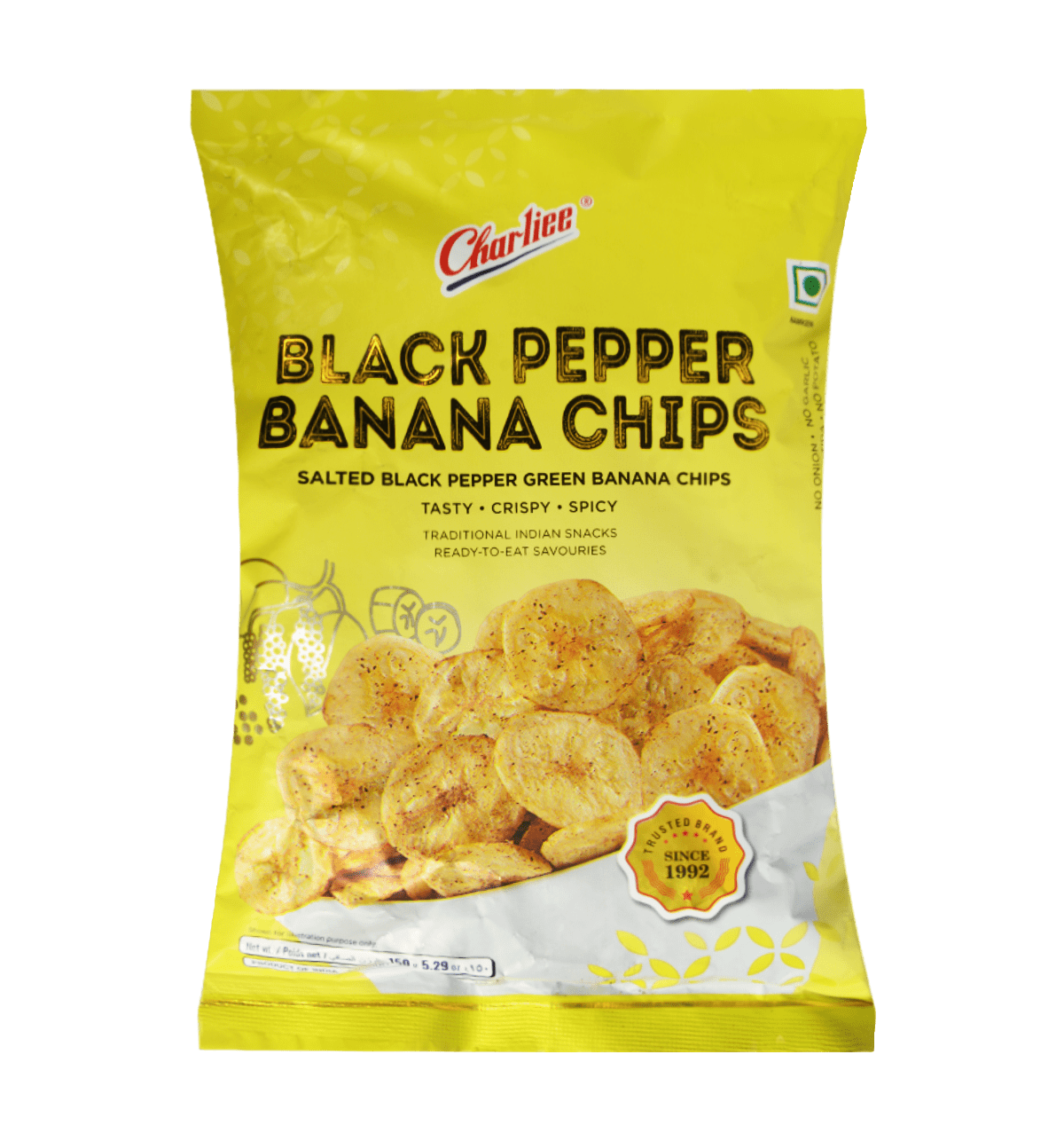 Charliee Black Pepper Banana Chips - 150gm