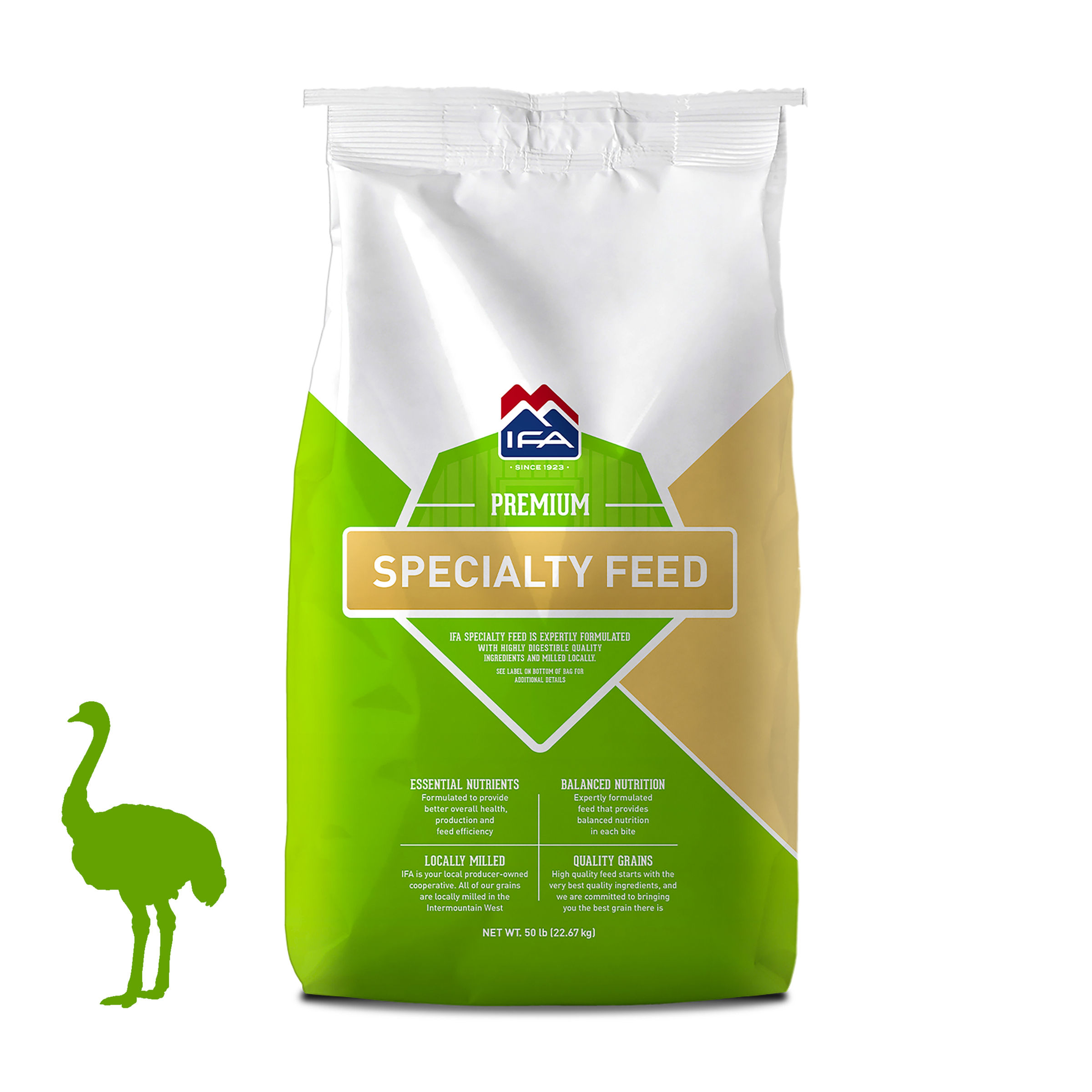 IFA Ratite All-Purpose 16% Pellet, 50 Lb.