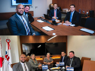 Diretoria da OAB Juiz de Fora realiza reuniões institucionais com presidentes da CAAMG e da OABMG em Belo Horizonte