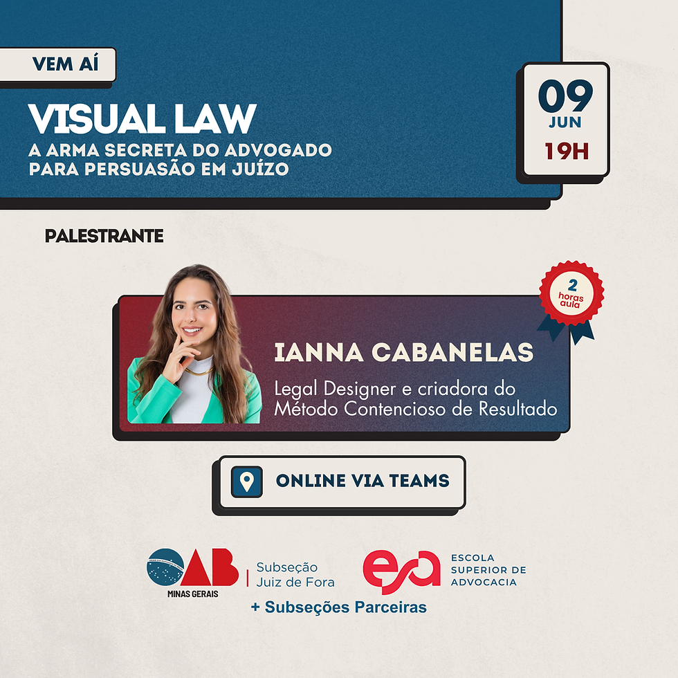 Visual Law - A Arma Secreta do Advogado para Persuasão em Juízo