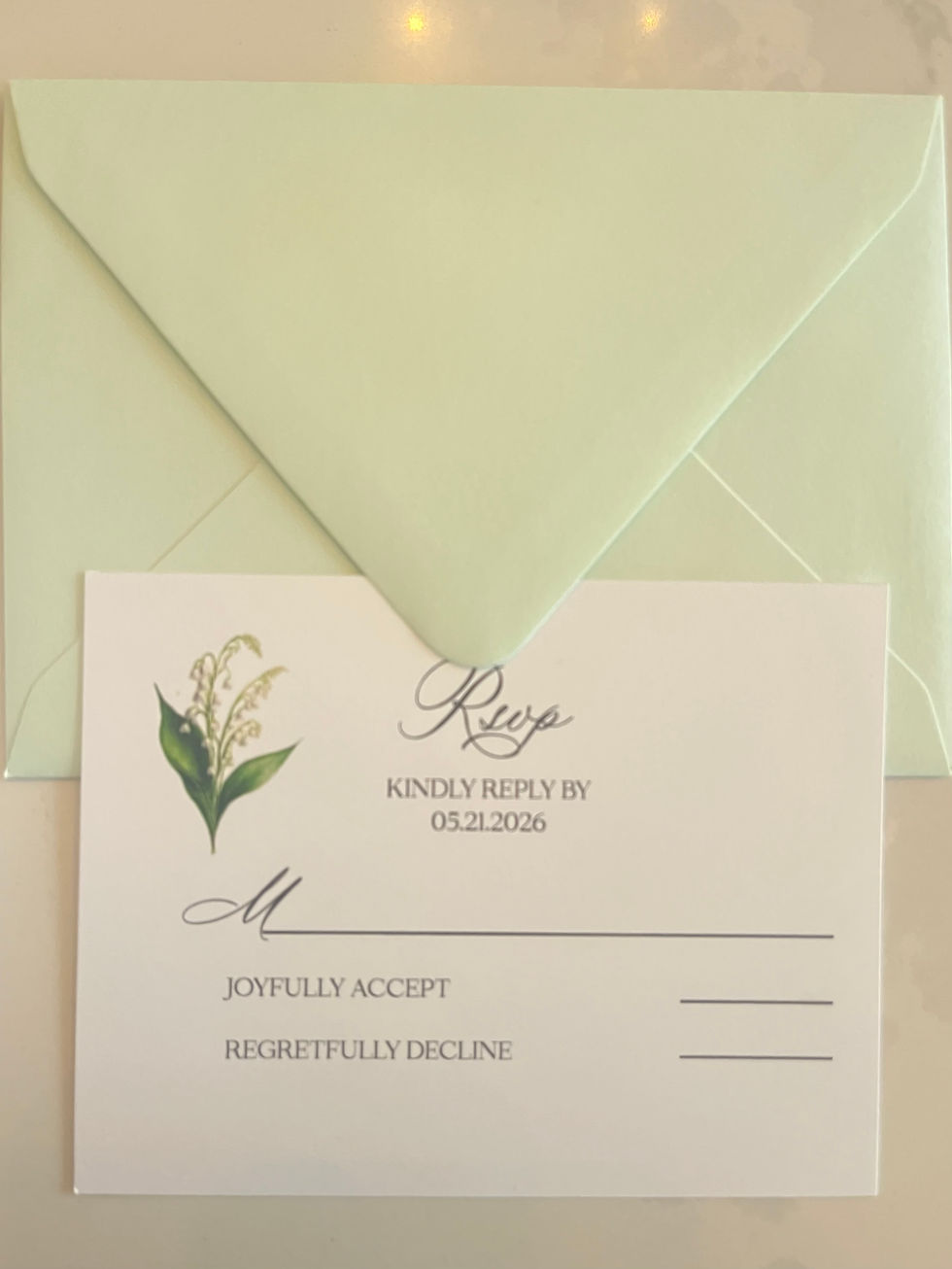 Thumbnail: Rosecliff Wedding Invitation Suite quantity 25