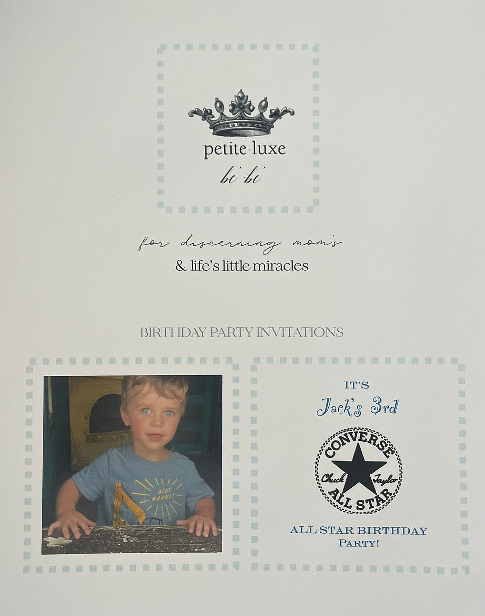 Thumbnail: Jack's Red Little Red Wagon Birthday Invitations Set of 10