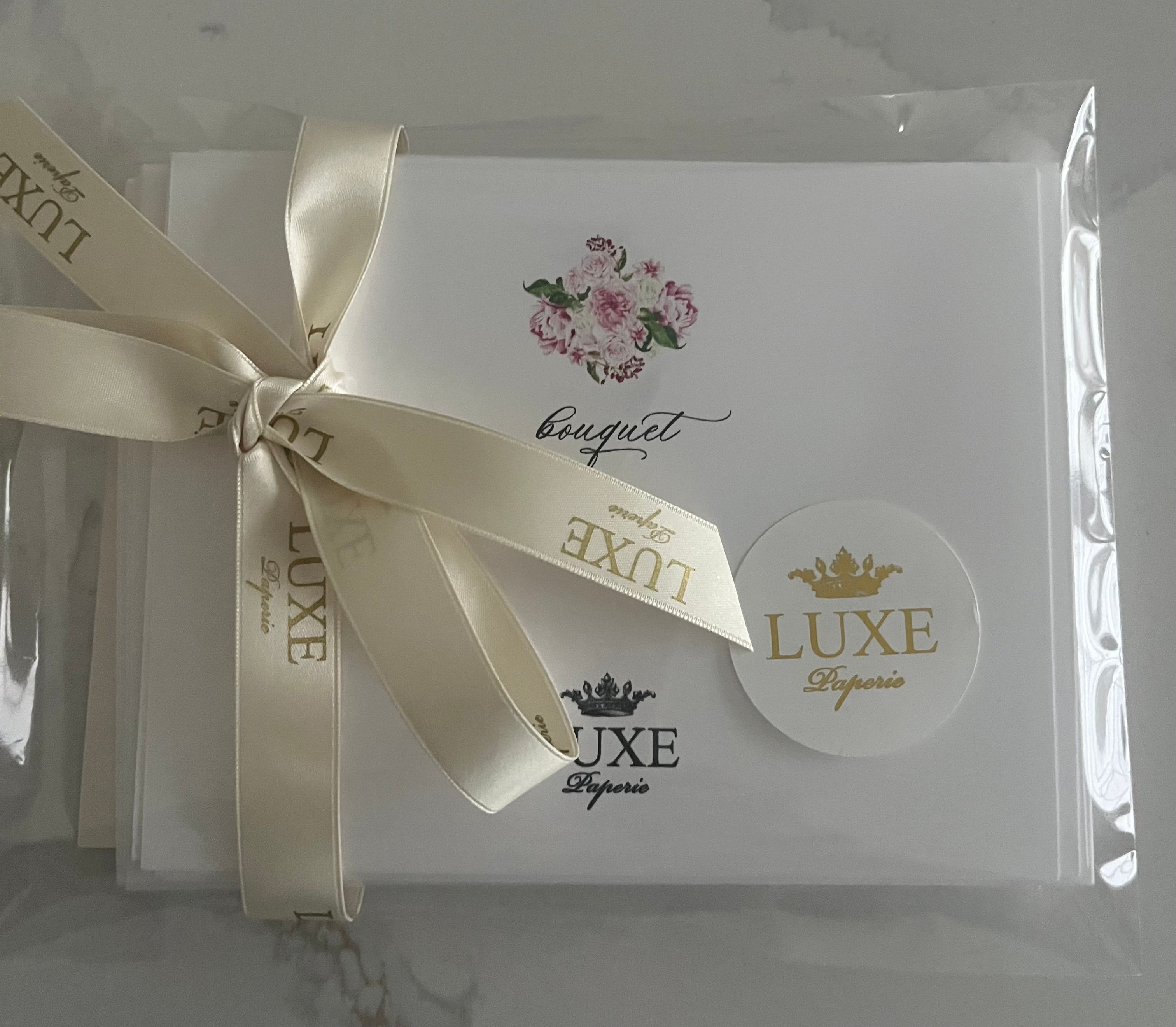 Ranunculus Floral Note Card Sets quantity 10